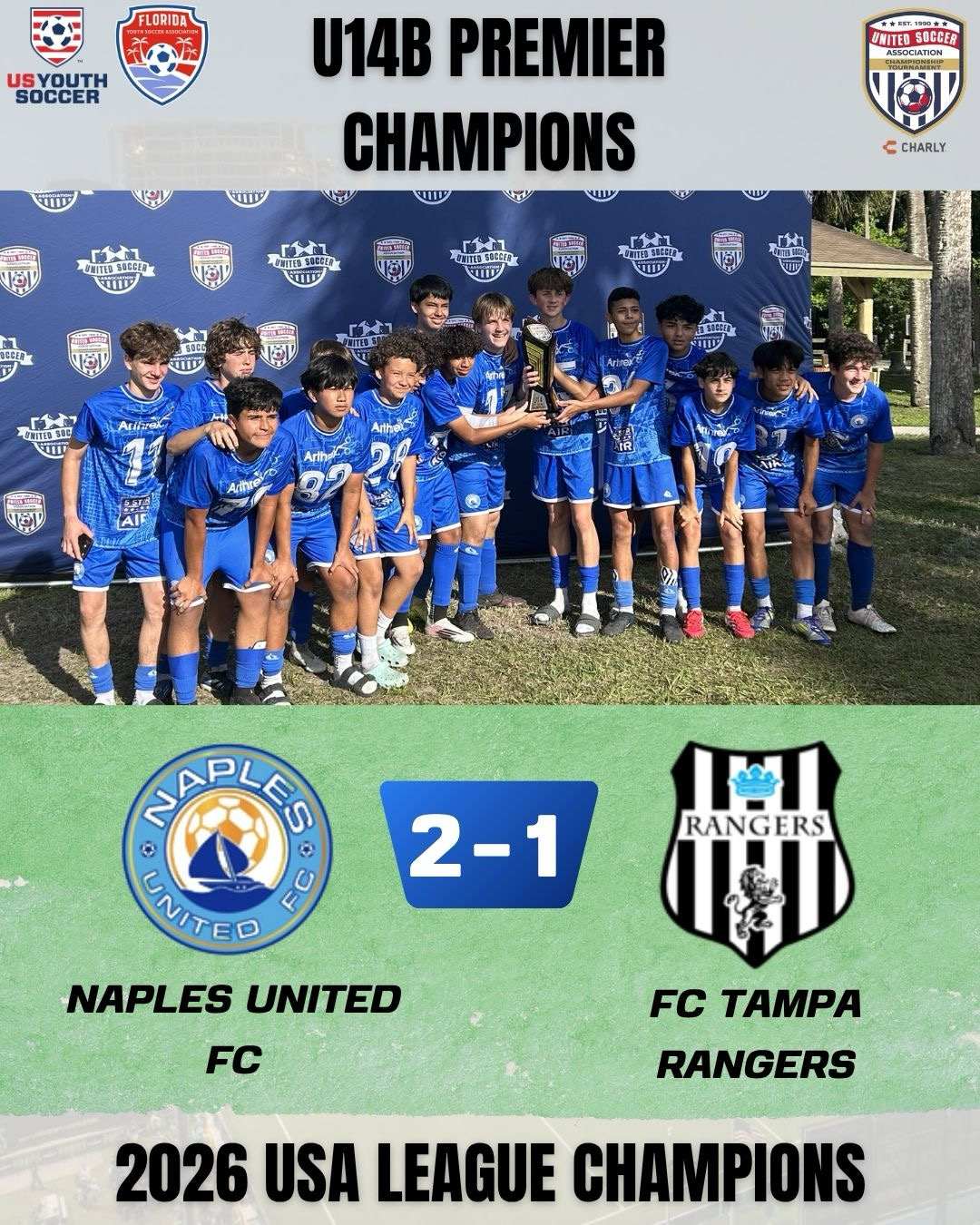 U14B Premier Champions