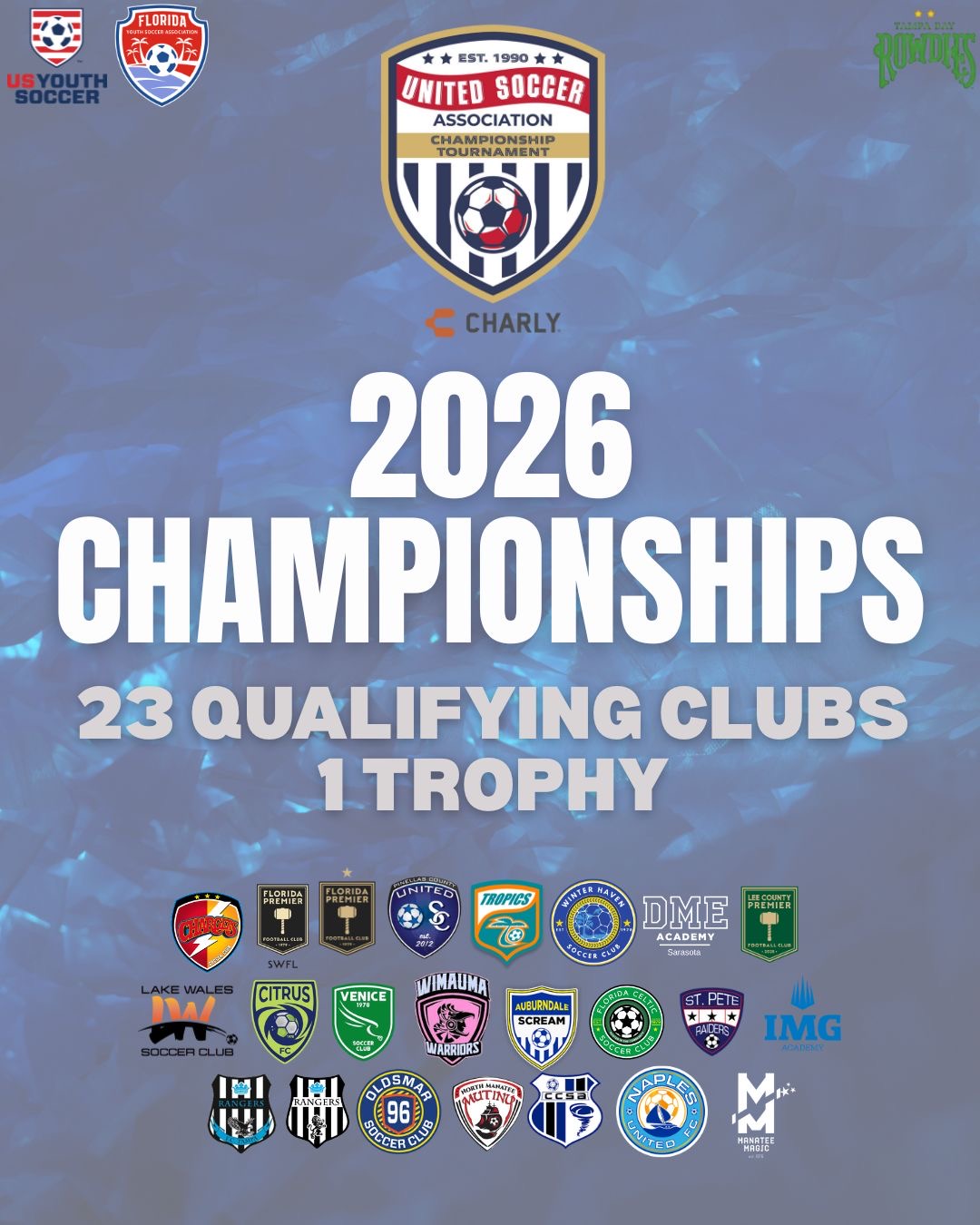 USA League Championship presented by Charly 23 Qualifying Clubs 1 Trophy