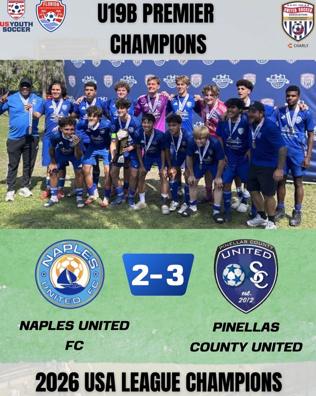 U19B Premier Champions