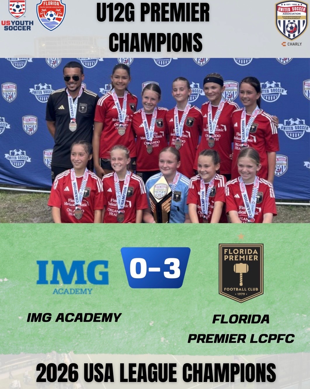 U12G Premier Champions