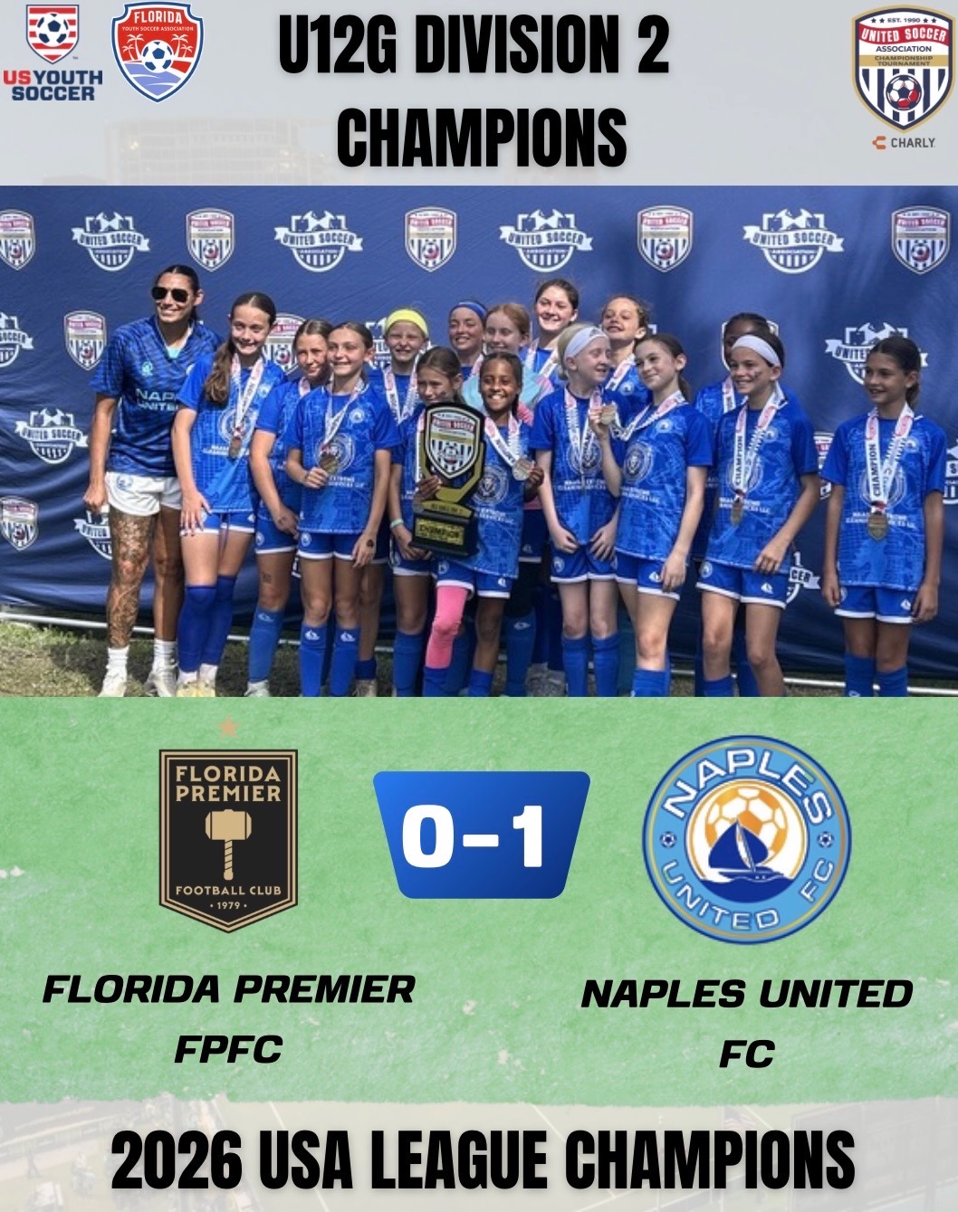 U12G Division 2 Champions