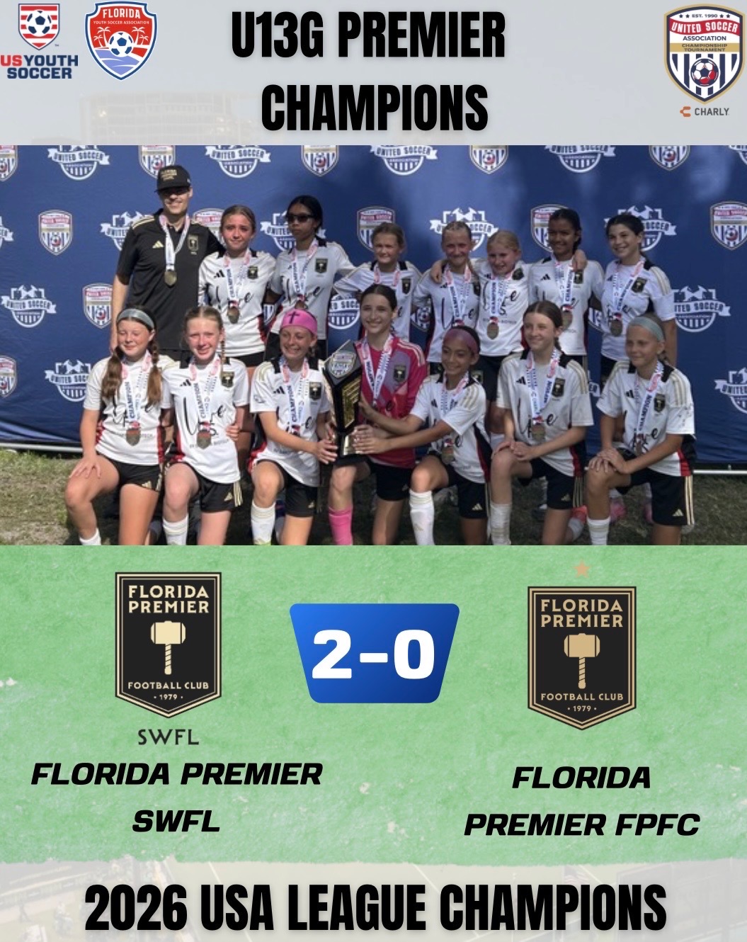 U13G Premier Champions