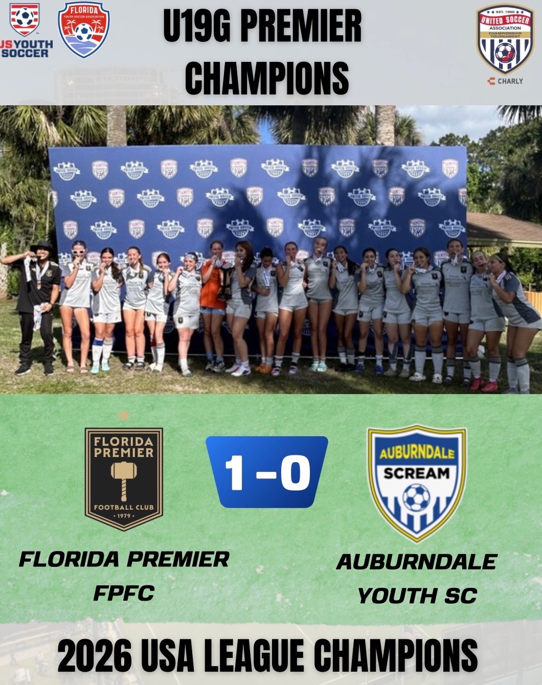 U19G Premier Champions