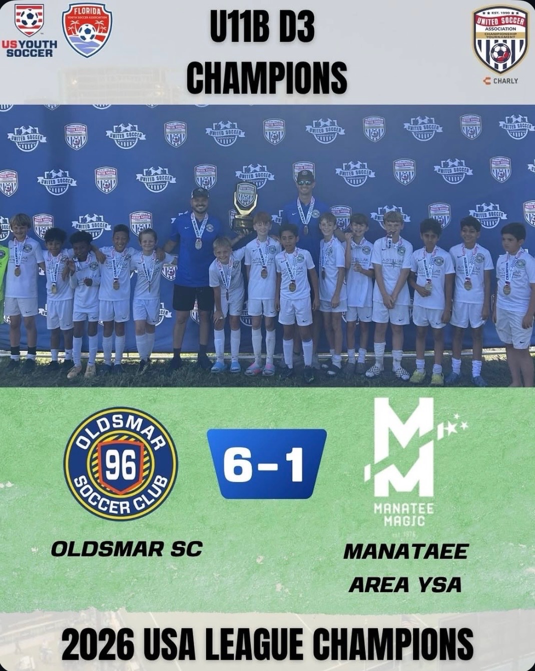 U11B Division 3 Champions
