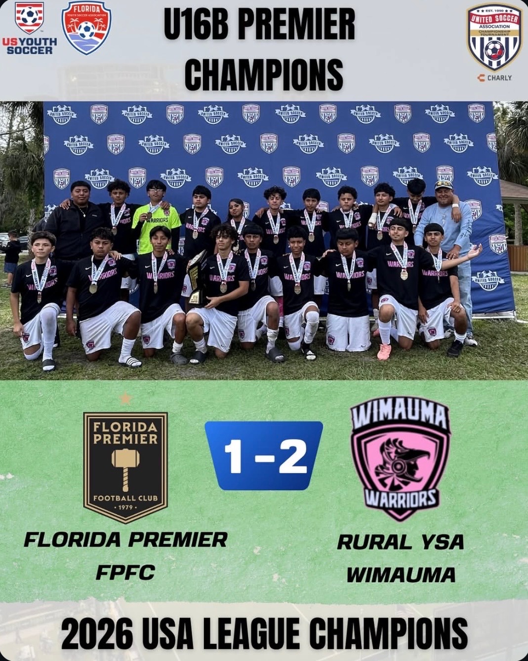 U16B Premier Champions