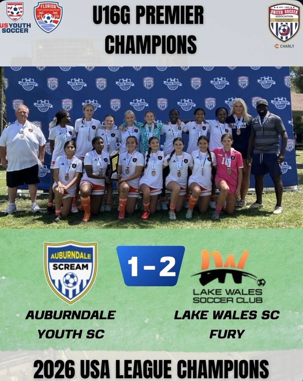 U16G Premier Champions