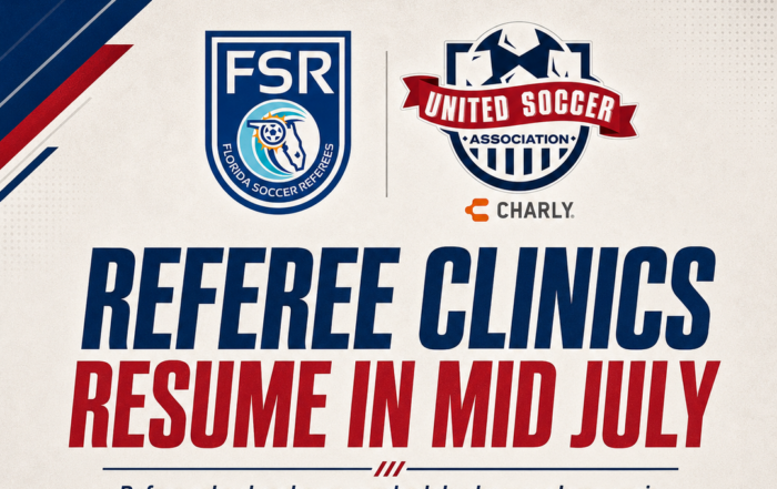 Referee Clinics Resume in Mid July