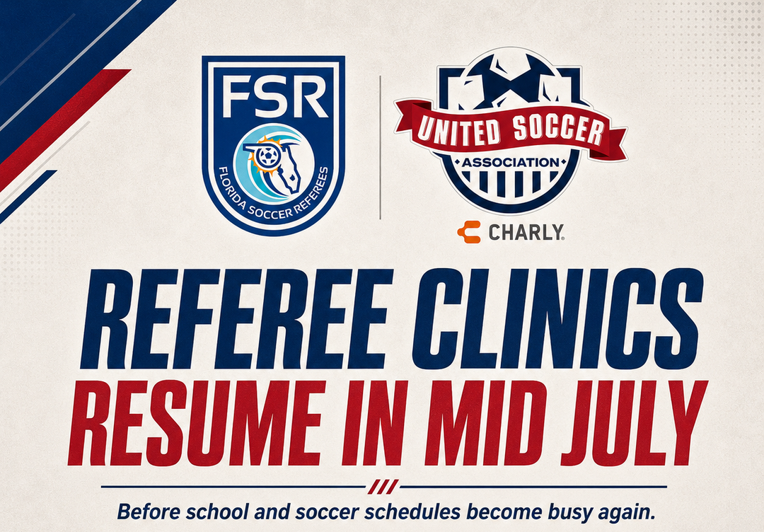 Referee Clinics Resume in Mid July