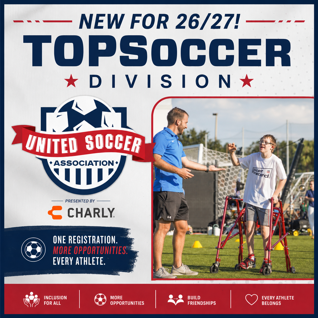 TOPSoccer Division for the 2026/2027 Season